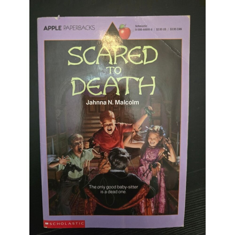 Scared to Death by Jahnna N. Malcolm Vintage Scholastic Paperback